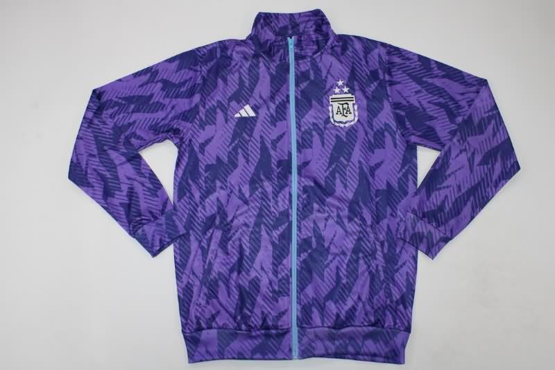 Argentina Soccer Jacket Purple Replica 2022