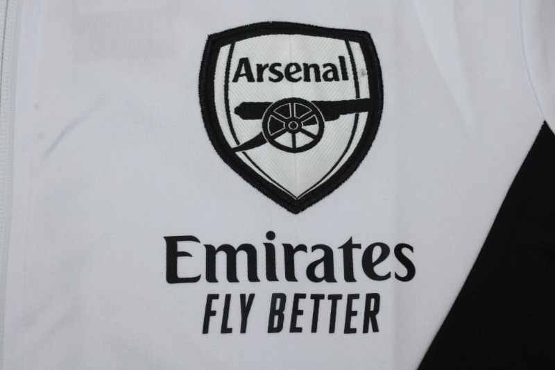 Arsenal Soccer Jacket White Replica 22/23
