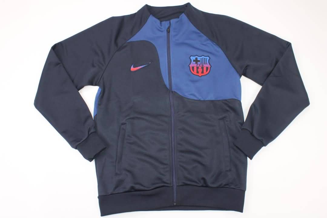 Barcelona Soccer Jacket Dark Blue Replica 22/23