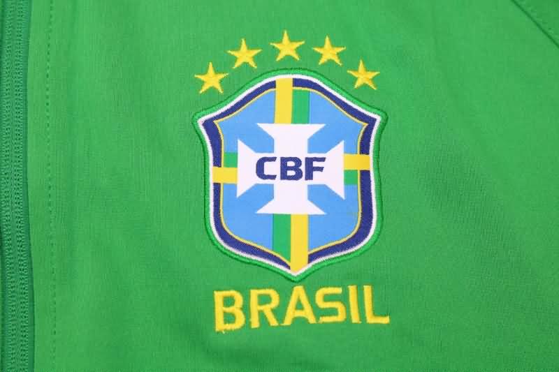 Brazil Soccer Jacket Dark Green Replica 2022