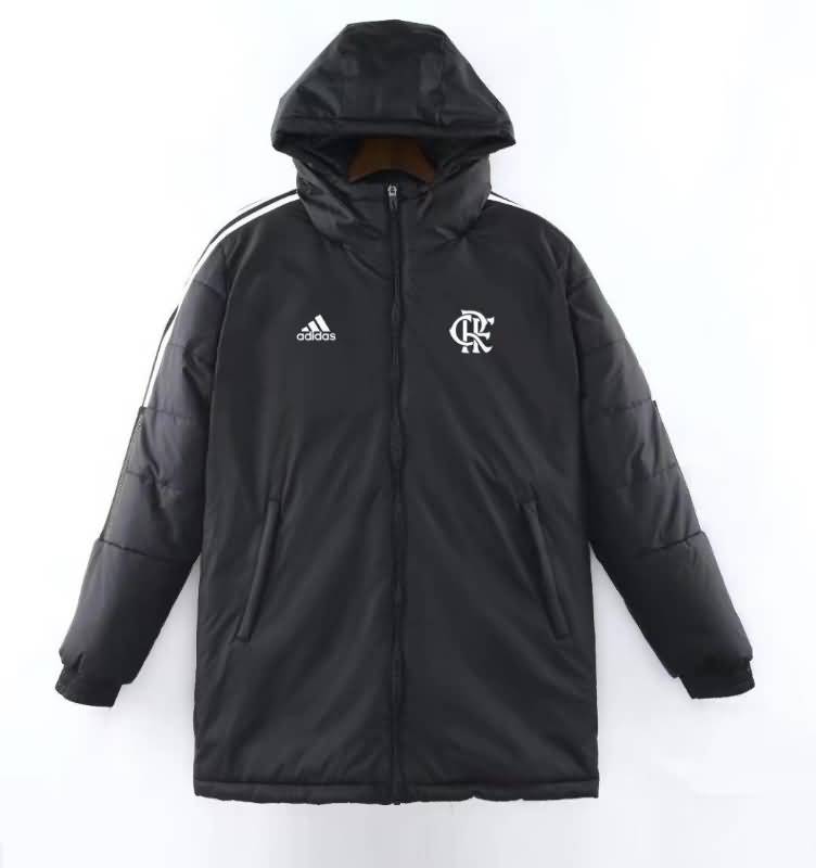 Flamengo Soccer Cotton Coat 02 Black Replica 2022