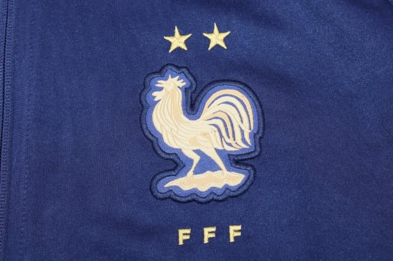 France Soccer Jacket Dark Blue Replica 2022