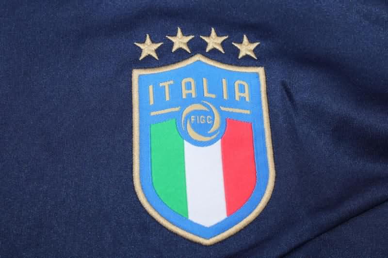 Italy Soccer Jacket Dark Blue Replica 2022