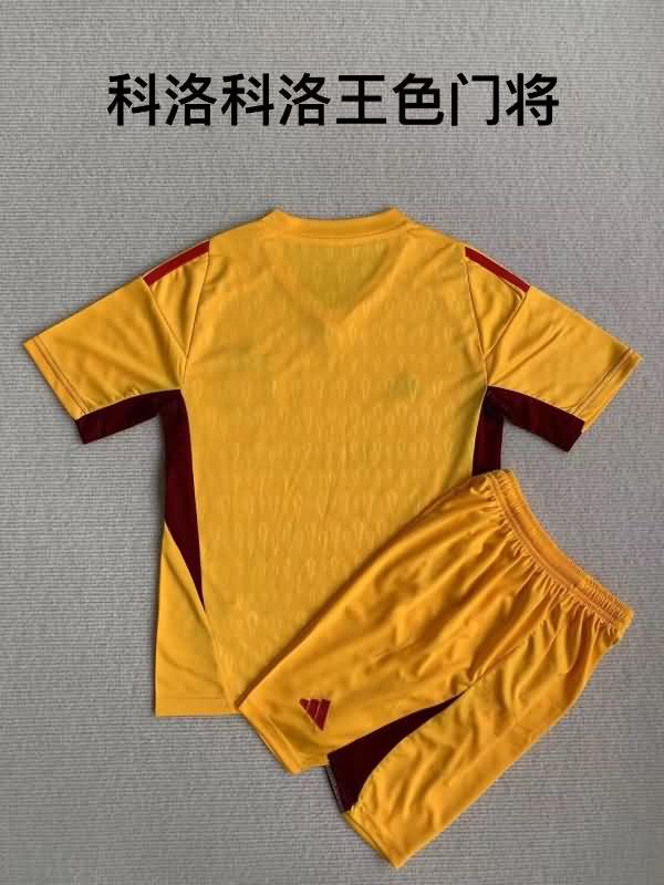 Kids Colo Colo Soccer Jersey Goalkeeper Yellow Replica 2023