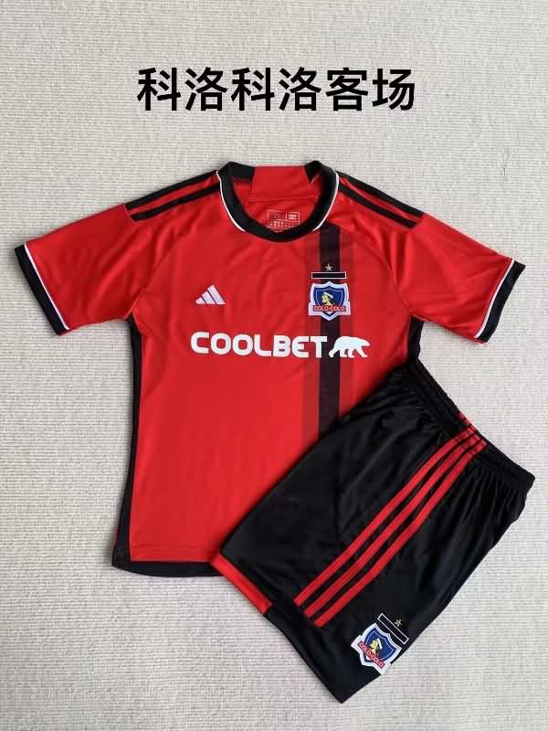Kids Colo Colo Soccer Jersey Red Replica 2023