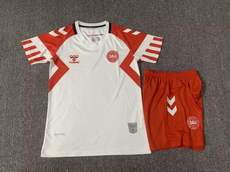 Kids Denmark Soccer Jersey Away Replica 2023