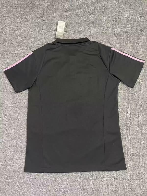 Inter Miami Polo Soccer T-Shirt Black Replica 2023