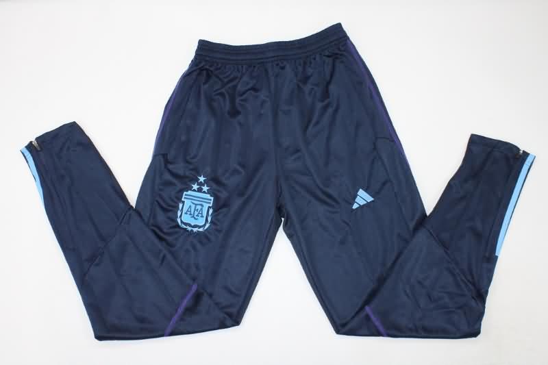 Argentina Soccer Pants 03 Dark Blue Replica 2022