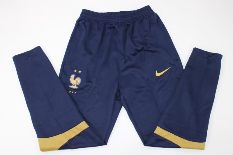 France Soccer Pants Dark Blue Replica 2022