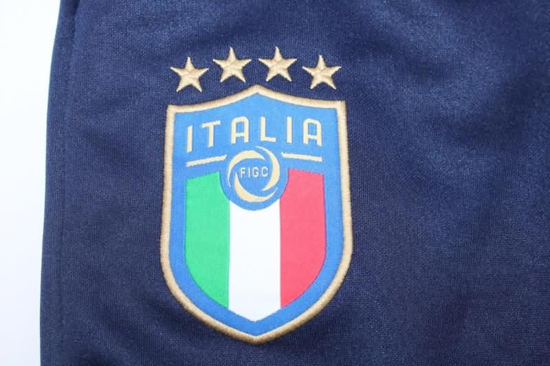 Italy Soccer Pants 02 Dark Blue Replica 2022