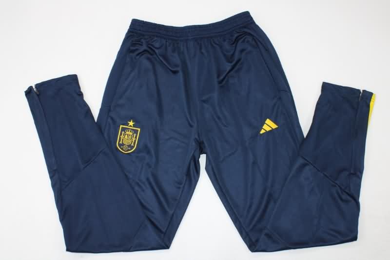 Spain Soccer Pants 03 Dark Blue Replica 22/23