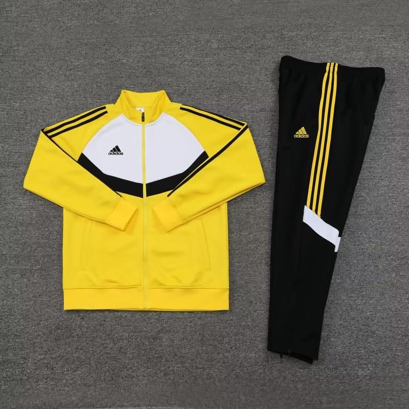 Adidas Soccer Tracksuit 02 Yellow Replica 22/23