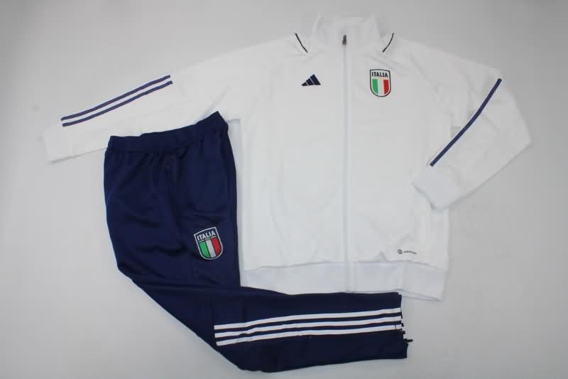 Italy Soccer Tracksuit White Replica 2023