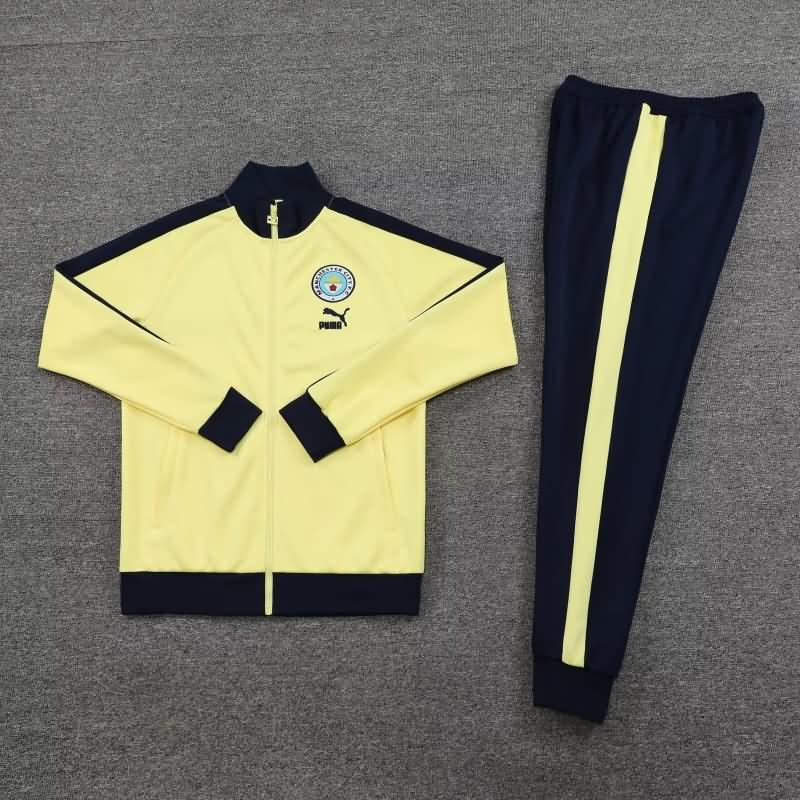 Manchester City Soccer Tracksuit Yellow Replica 22/23