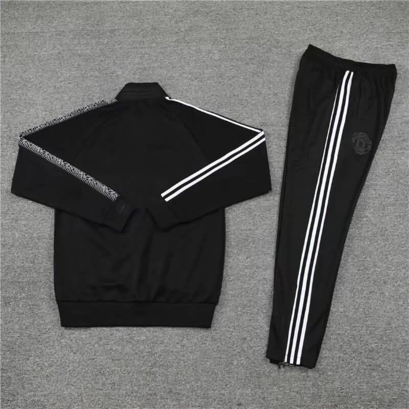 Manchester United Soccer Tracksuit Black Replica 22/23