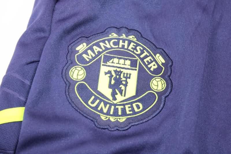 Manchester United Soccer Tracksuit 03 Dark Blue Replica 22/23