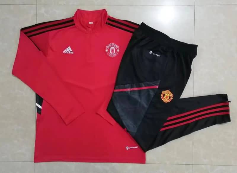 Manchester United Soccer Tracksuit Red Replica 22/23