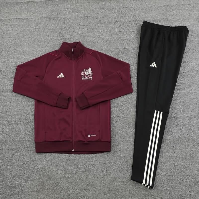 Mexico Soccer Tracksuit Red Replica 2022