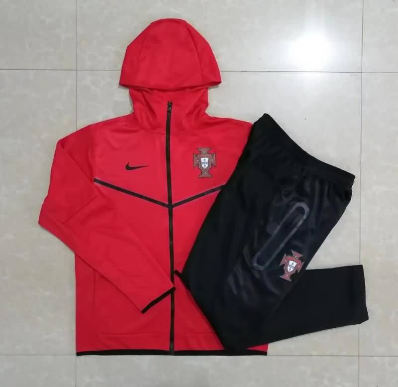 Portugal Soccer Tracksuit Red Replica 2022