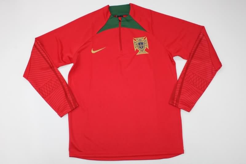 Portugal Soccer Tracksuit 02 Red Replica 2022