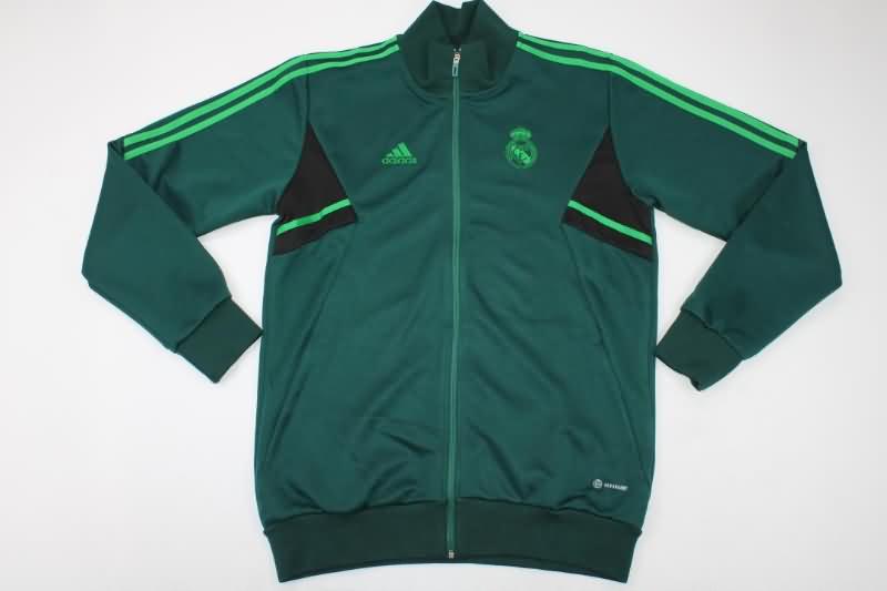 Real Madrid Soccer Tracksuit 02 Green Replica 22/23
