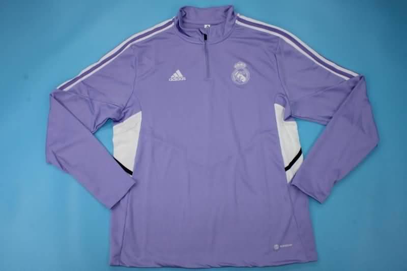 Real Madrid Soccer Tracksuit 02 Purple Replica 22/23