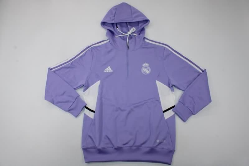 Real Madrid Soccer Tracksuit 03 Purple Replica 22/23