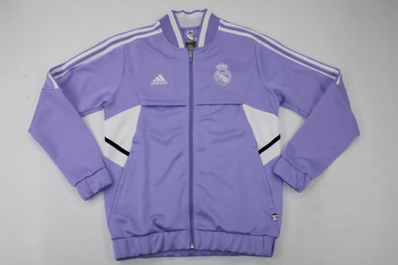 Real Madrid Soccer Tracksuit 05 Purple Replica 22/23