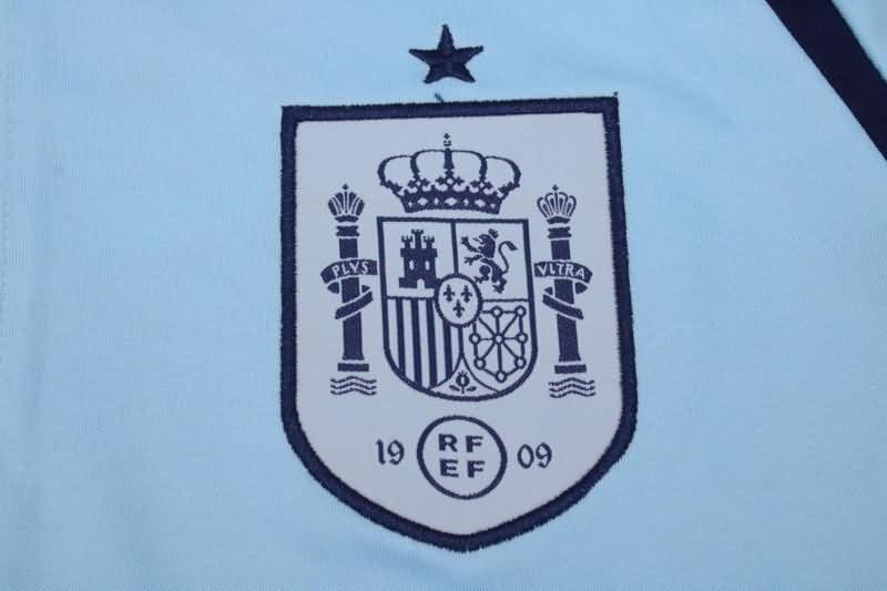 Spain Soccer Tracksuit Blue Replica 2022