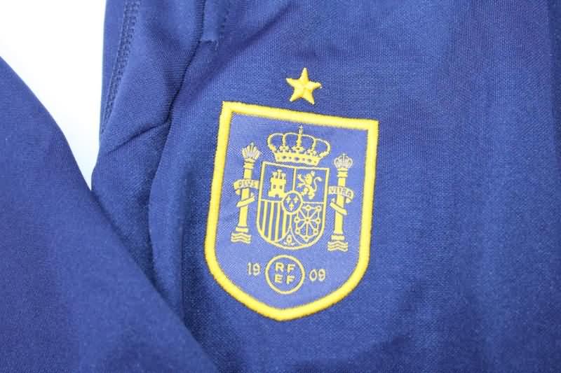 Spain Soccer Tracksuit Dark Blue Replica 2022