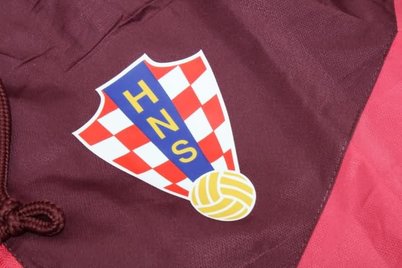 Croatia Soccer Windbreaker 05 Red Replica 2022