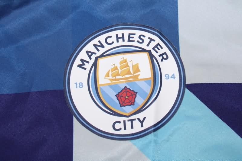 Manchester City Soccer Windbreaker 03 Blue Replica 22/23