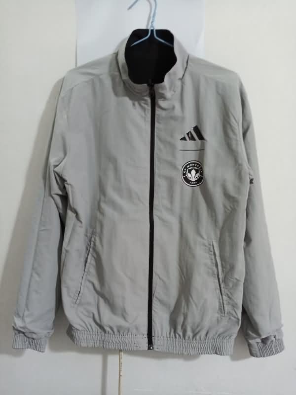 Montreal Soccer Windbreaker Grey Black Reversible Replica 2023