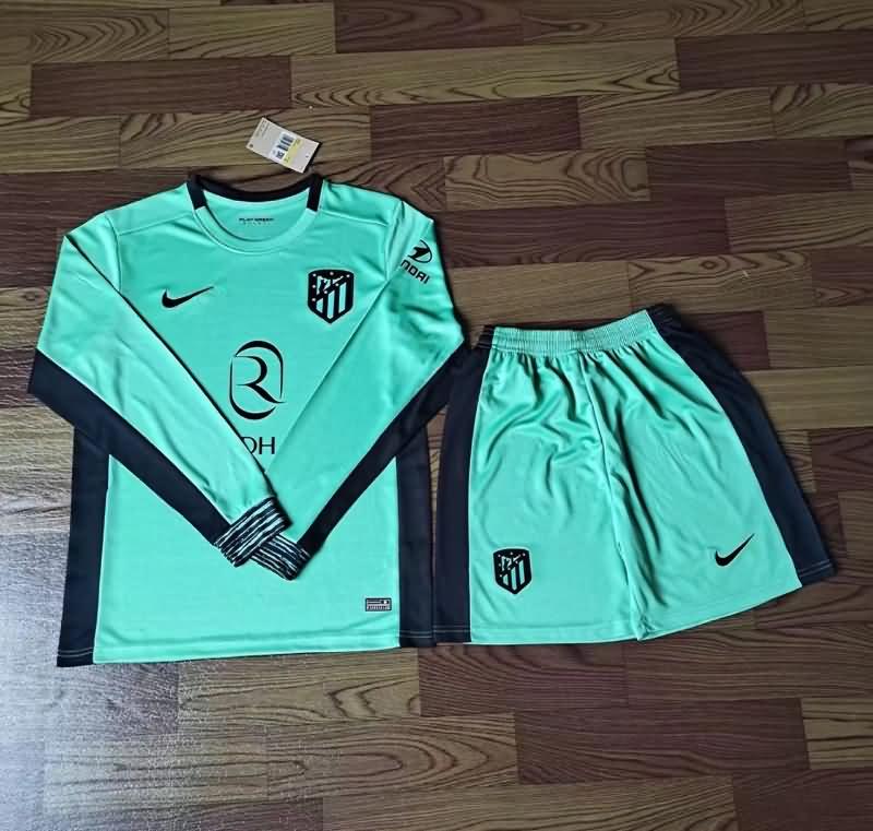 Atletico Madrid Soccer Jersey Third Long Sleeve Replica 23/24