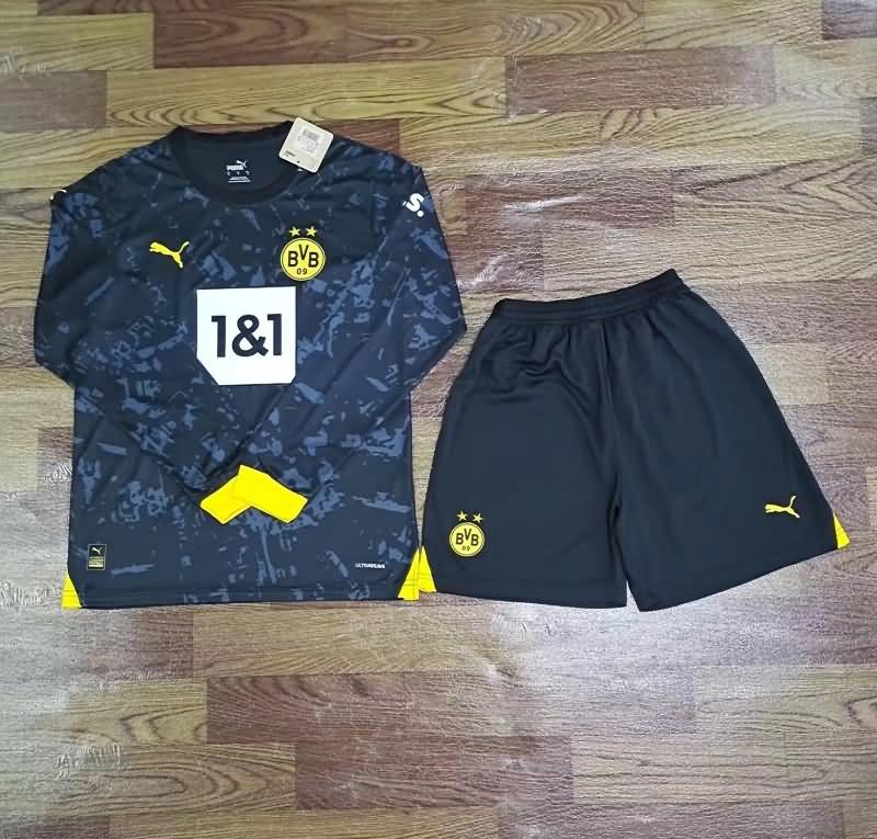 Dortmund Soccer Jersey Away Long Sleeve Replica 23/24