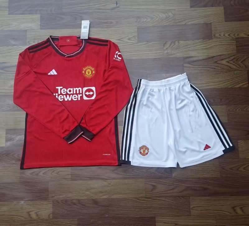 Manchester United Soccer Jersey Home Long Sleeve Replica 23/24