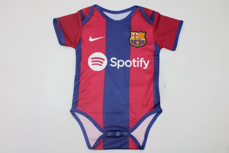 Baby Barcelona Soccer Jersey Home Replica 23/24