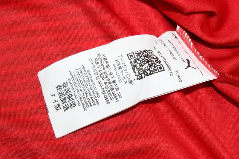 AC Milan Soccer Jersey Home Long Sleeve Replica 23/24