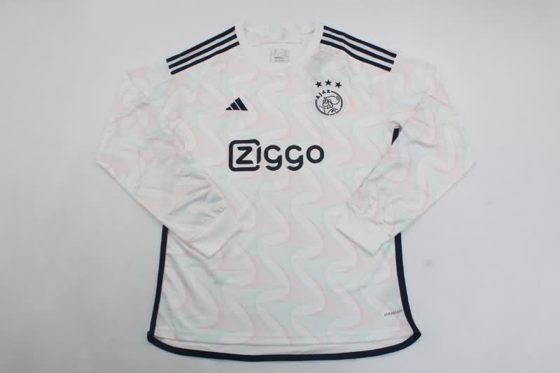 Ajax Soccer Jersey Away Long Sleeve Replica 23/24