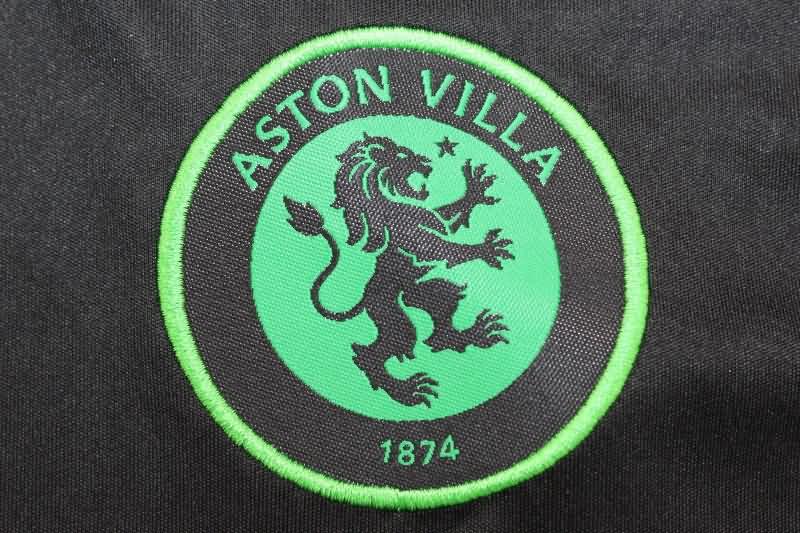 Aston Villa Soccer Jersey Goalkeeper Black Replica 23/24
