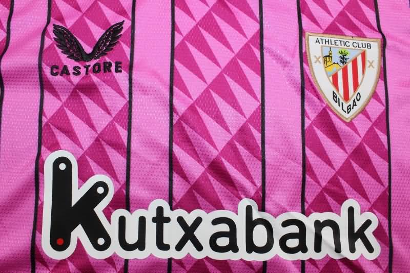 Athletic Bilbao Soccer Jersey Goalkeeper Pink Replica 23/24