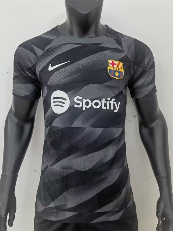 Barcelona Soccer Jersey Goalkeeper Black (Player) 23/24