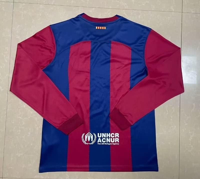 Barcelona Soccer Jersey Home Long Sleeve Replica 23/24