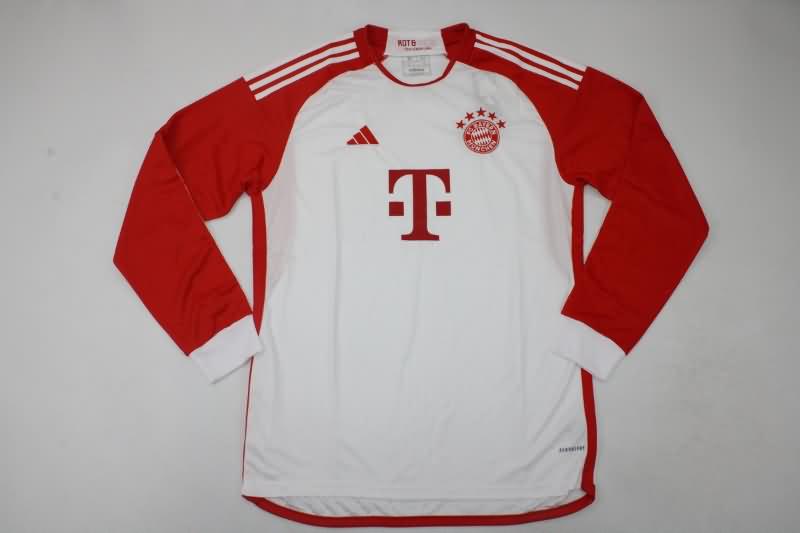 Bayern Munich Soccer Jersey Home Long Sleeve Replica 23/24