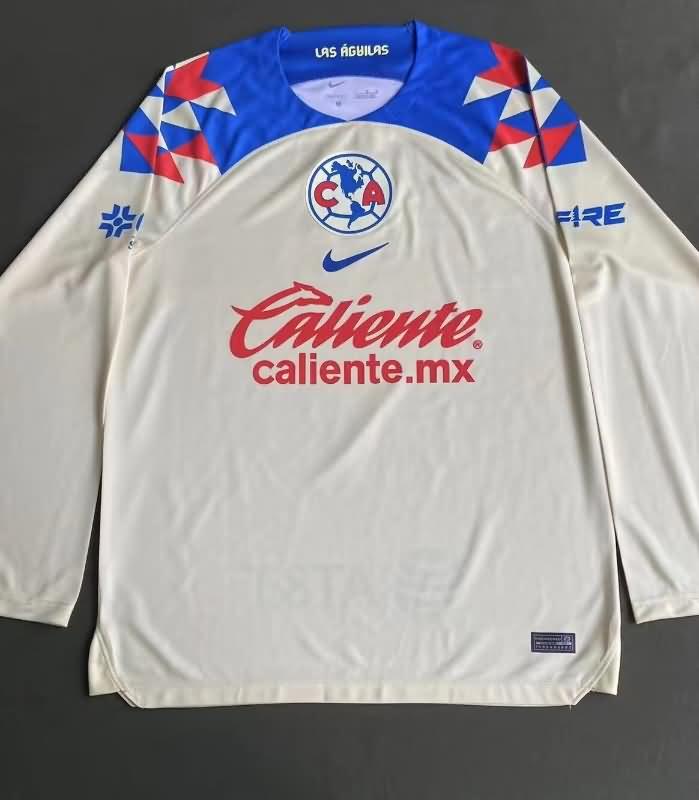 Club America Soccer Jersey Home Long Sleeve Replica 23/24