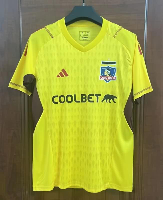Colo Colo Soccer Jersey Goalkeeper Yellow Replica 2023