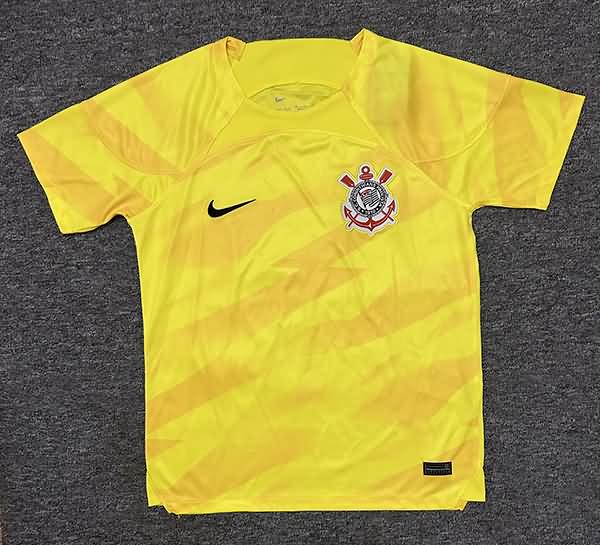 Corinthians Soccer Jersey Goalkeeper Yellow Replica 2023