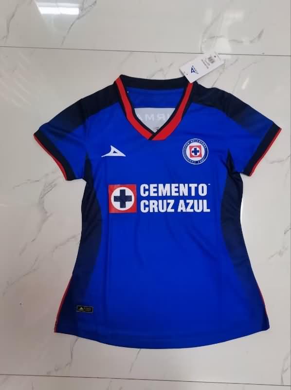 Cruz Azul Soccer Jersey Home Women Replica 23/24