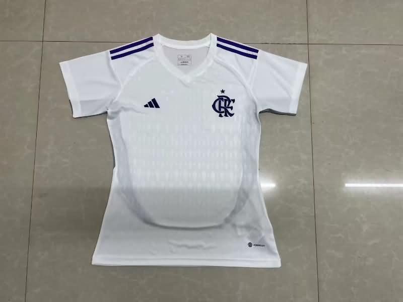 Flamengo Soccer Jersey Goalkeeper White Women Replica 2023