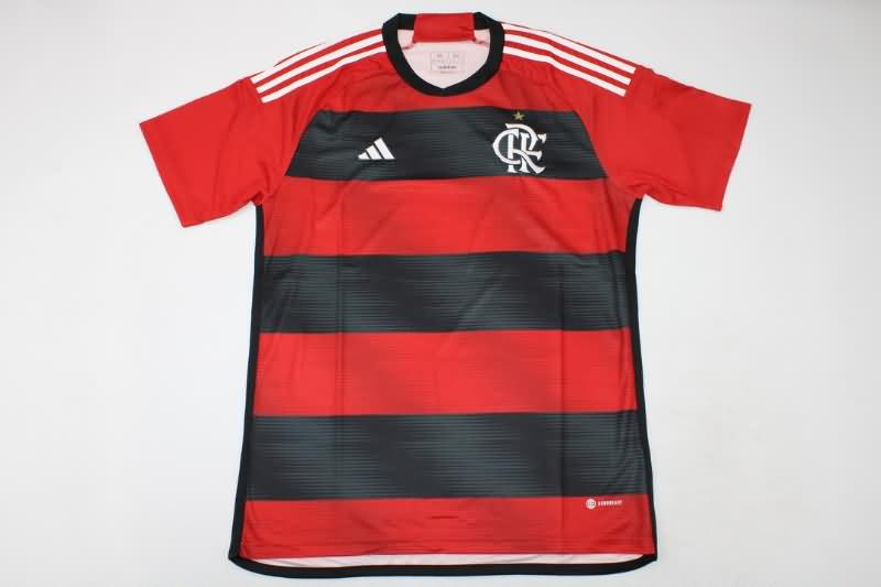 Flamengo Soccer Jersey Home Replica 2023